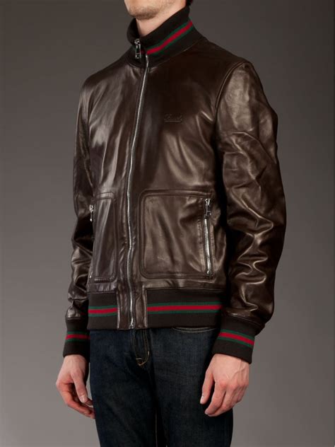 gucci leather blazer|gucci blazer for men.